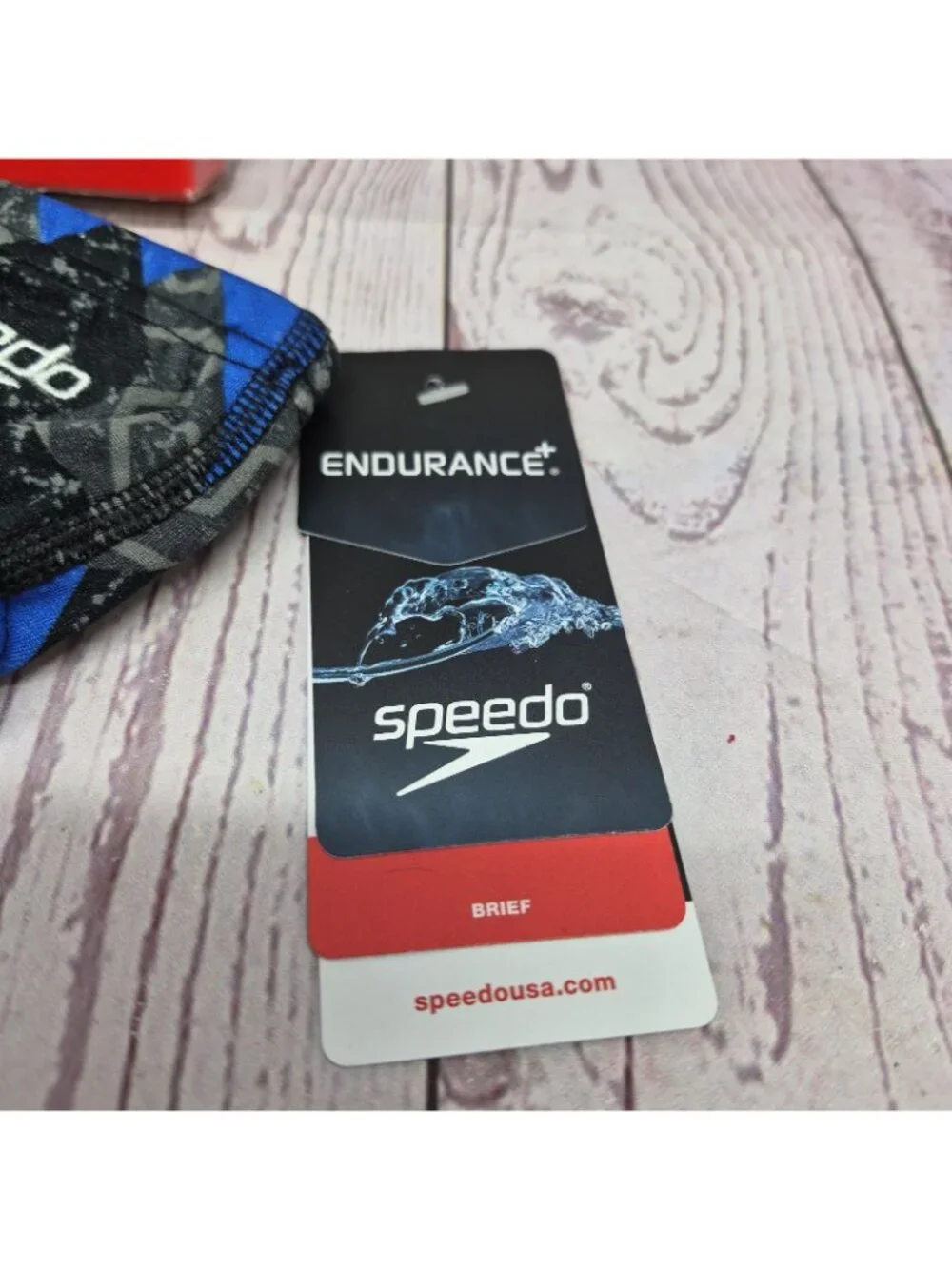 New Speedo Competitive Men's Endurance+‎ Brief Blue Size 28
